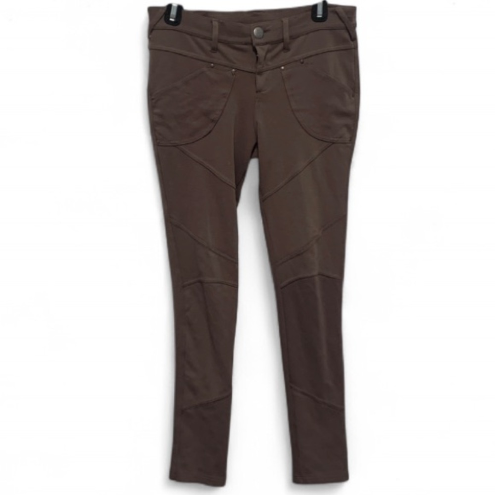 Free People Slim Moto Skinny Pants in Brown